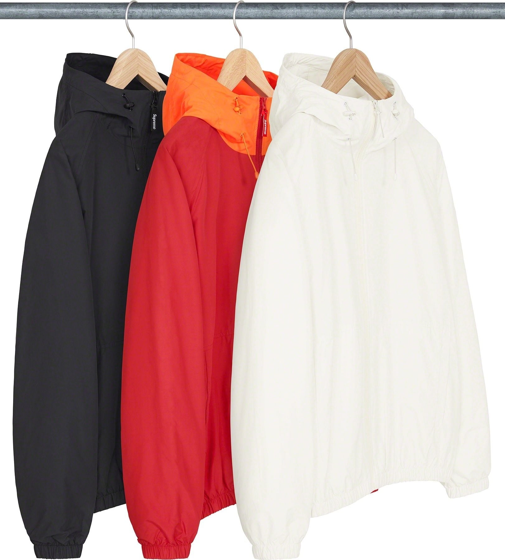 Lightweight Nylon Hooded Jacket